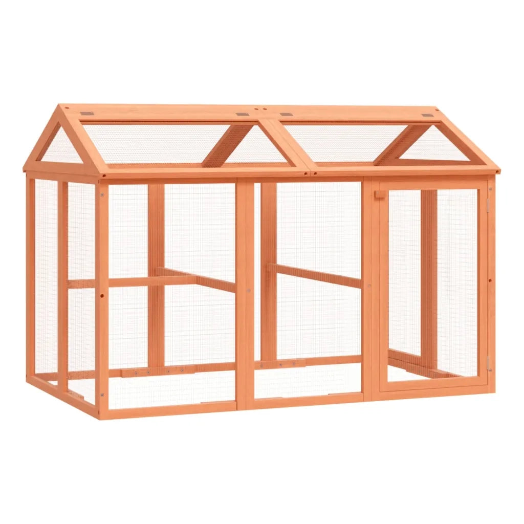 Box per Animali Marrone 141x94x104 cm in Legno Massello di Pino CFW3544771
