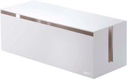 Cassetta di cavi - Organizza i tuoi cavi - 1 pezzo - bianco - plastica
