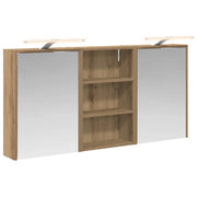Set di Armadi da Bagno | Armadio da bagno con lo scaffale 3 pz 126 x 16 x 62.5 cm