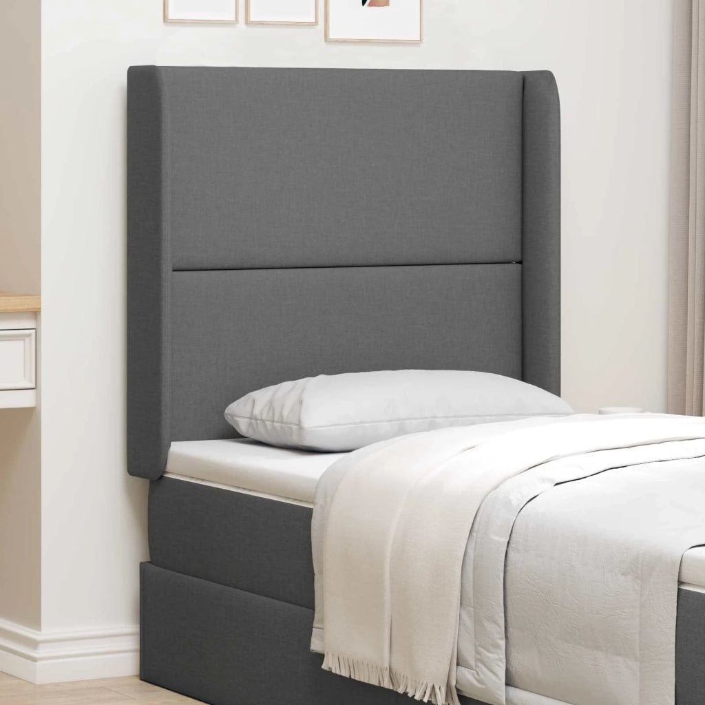 Orecchia della Testata Grigio 80 x 16 x 4 cm Tessuto CFW6905149