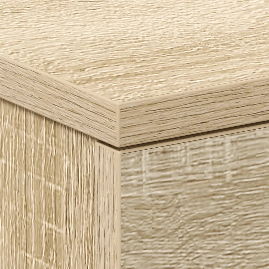 Comodino | Armadio da Notte | Mobiletto da notte Rovere Sonoma 38x35x56 cm in Legno Multistrato