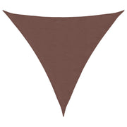 Vela Parasole | Telo Ombra | Vela da ombra Marrone 2x2x2 m 100% Poliestere Oxford
