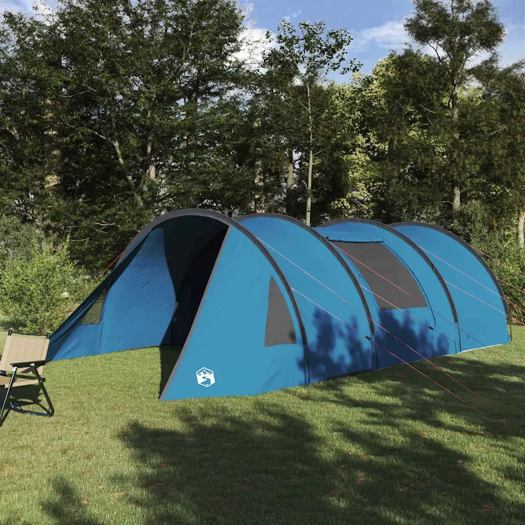 Tenda Tunnel per 5 Persone 5 persona Blu e Grigio 42004042