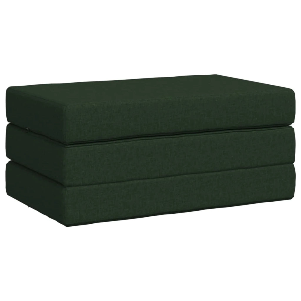 Divano Letto Pieghevole 80 x 67 x 45 cm Verde Scuro 900175