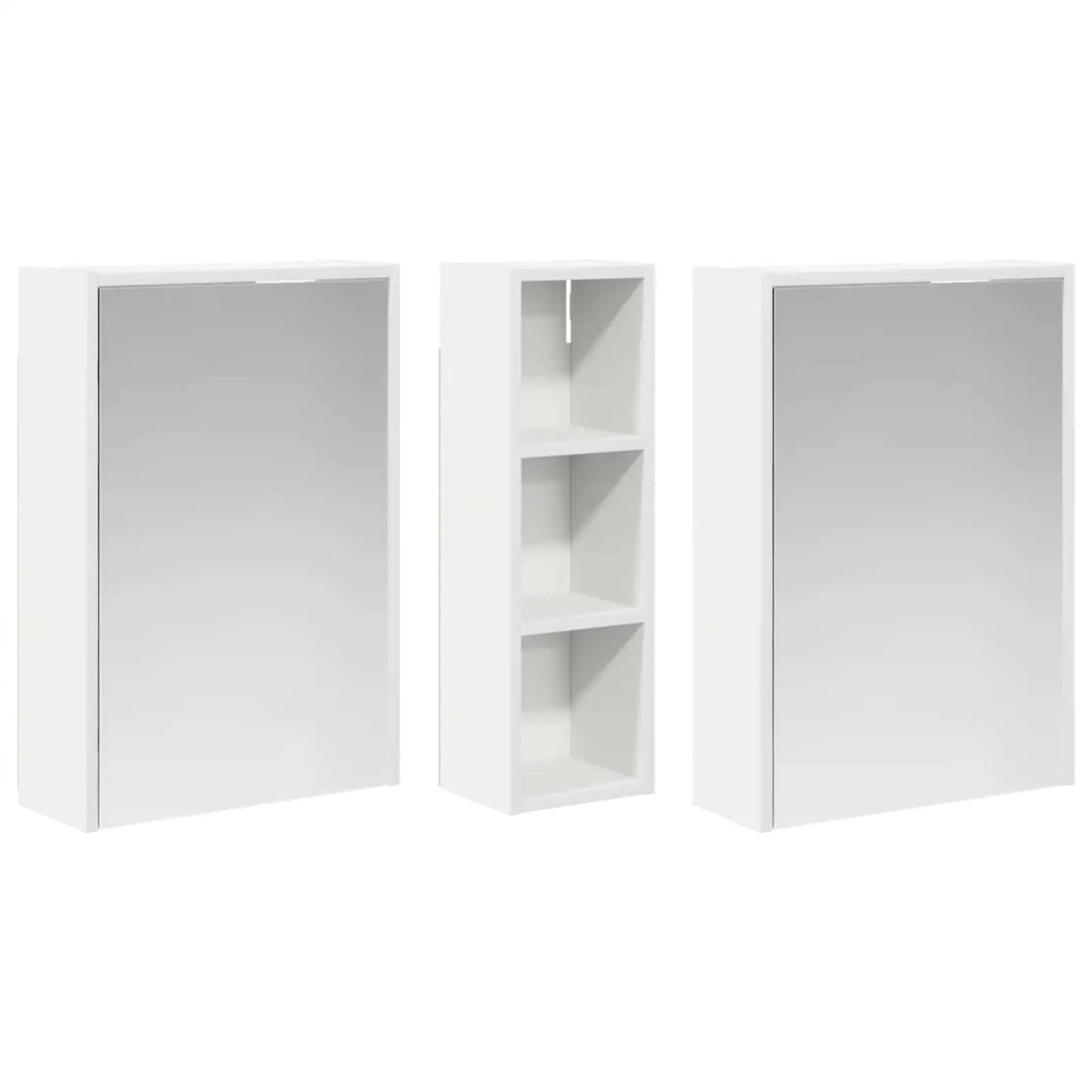 Set di Armadi da Bagno | Armadio da bagno 3 pz 106 x 16 x 62,5 cm
