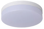Plafoniera bagno Lucide Biskit rotonda bianca 28cm LED 18W IP44
