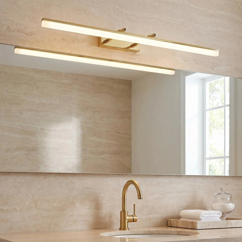 Applique Da Bagno Led APP1874-1W 80cm Gold