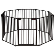 Box con 8 pannelli per bambini, Centro attivit¨¤ sicuro e facile da trasportare, Nero