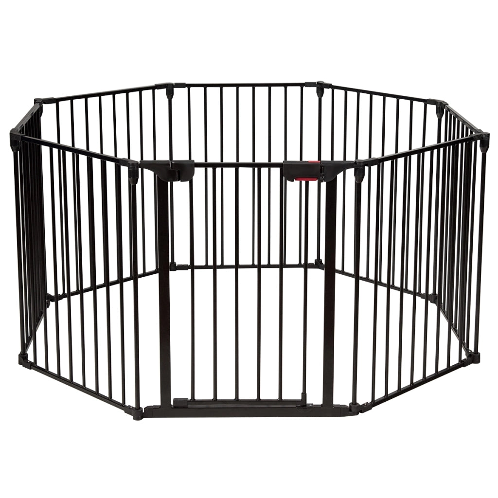 Box con 8 pannelli per bambini, Centro attivit¨¤ sicuro e facile da trasportare, Nero