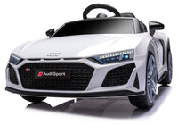 Macchina Elettrica per Bambini 12V con Licenza Audi R8 Sport Bianca