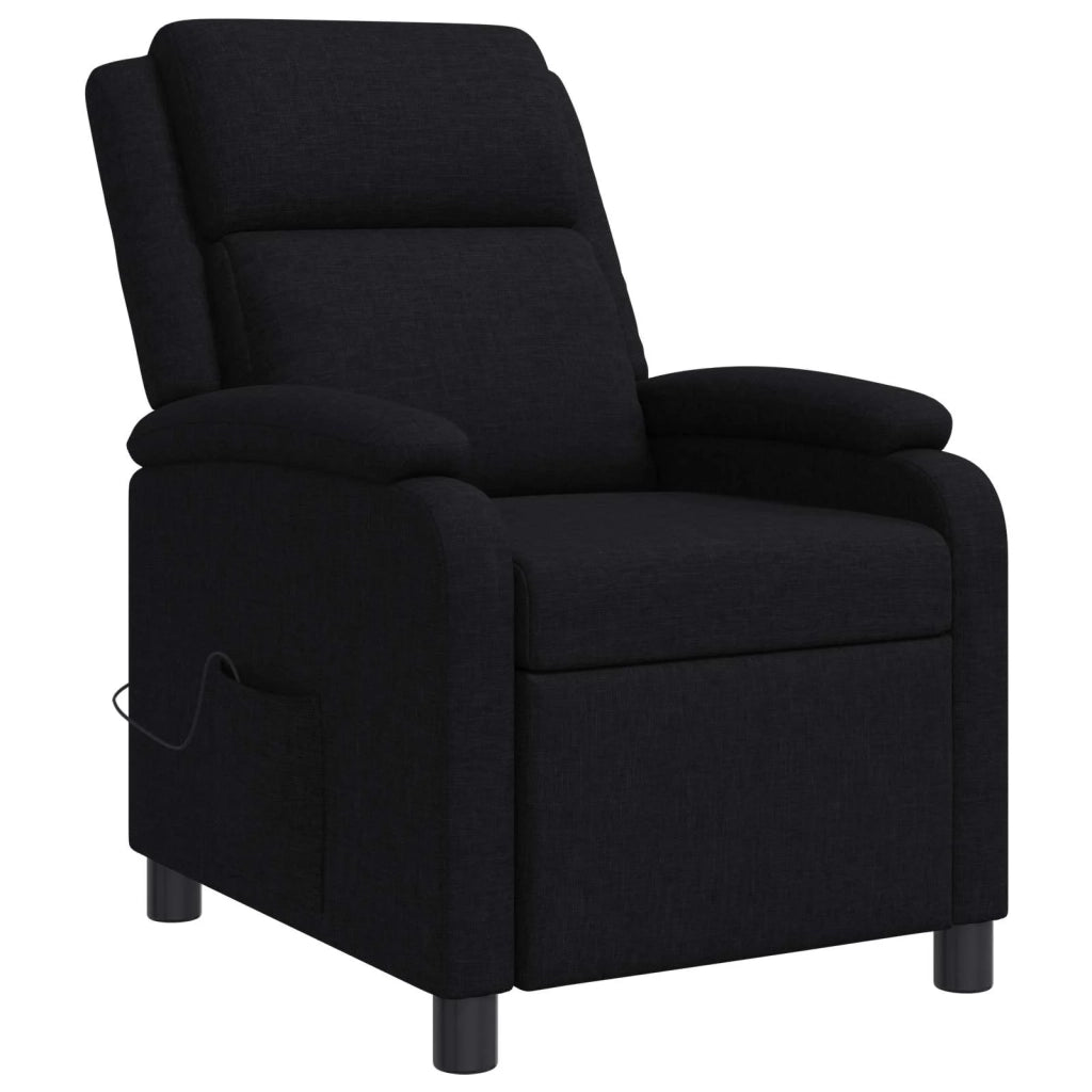 Divano Sedia-Poltrona Massaggiante Nero Tessuto 243981
