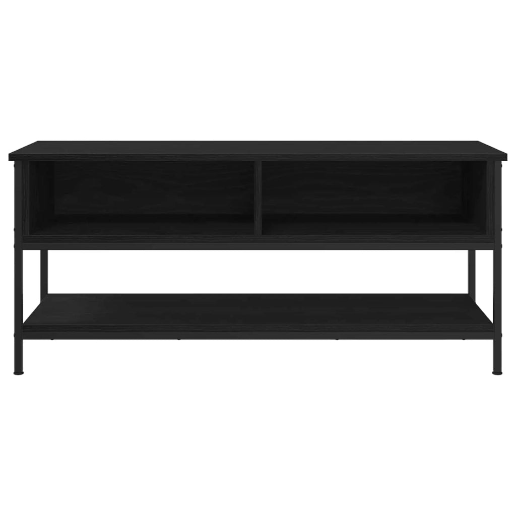 Set mobile TV Rovere Nero 100 x 35 x 45 cm Legno multistrato 862930