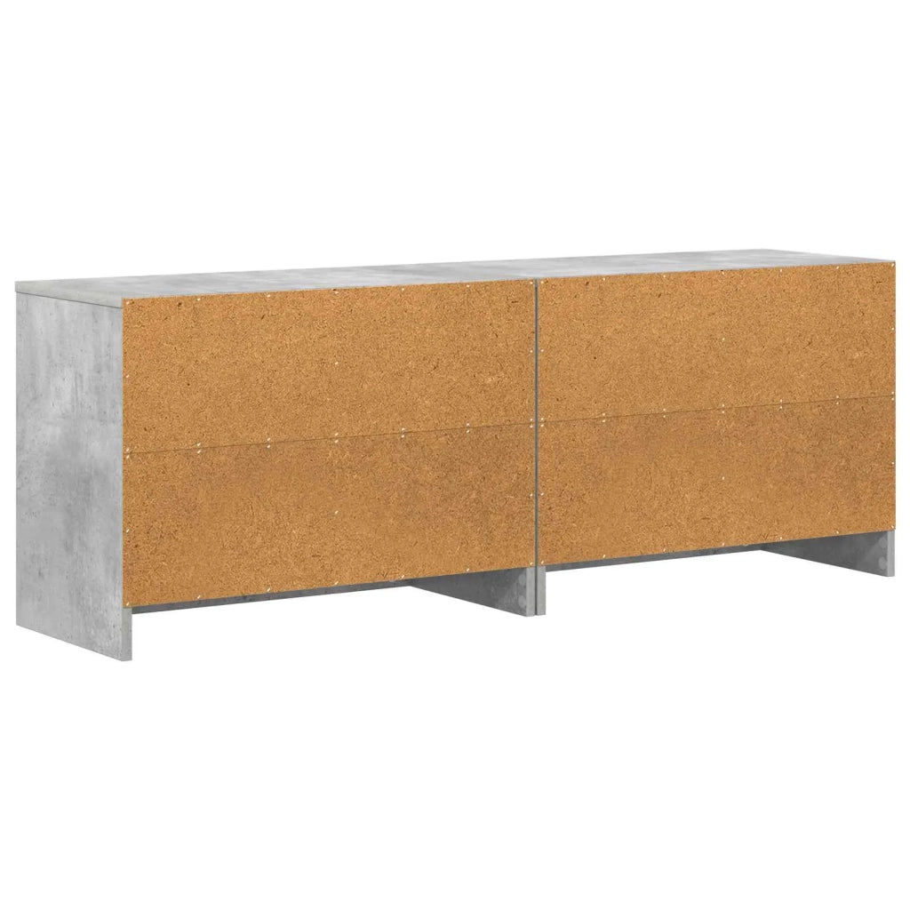 Armadietto per letto 2 pz Grigio Cemento 66 x 33 x 48 cm CFW4840763