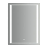 Specchio illuminazione led Aurelio rettangolare