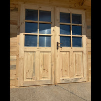 Casetta in Legno da Giardino per Esterni, Sistema Block House, Doghe Spessore 28mm ? articolo BLOCK25x25/28DP - 110037