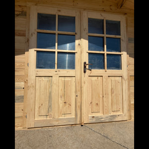 Casetta in Legno da Giardino per Esterni, Sistema Block House, Doghe Spessore 28mm ? articolo BLOCK25x25/28DP - 110037