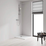 Sistema 210 Flex impianto di doccia con rubinetto regolabile per installazione a parete - Design lussuoso - Codice articolo 26381001 impianto di doccia a pioggia senza rubinetto