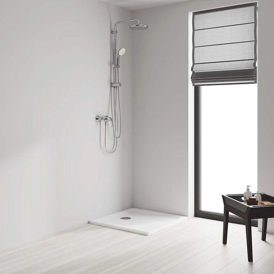 Sistema 210 Flex impianto di doccia con rubinetto regolabile per installazione a parete - Design lussuoso - Codice articolo 26381001 impianto di doccia a pioggia senza rubinetto