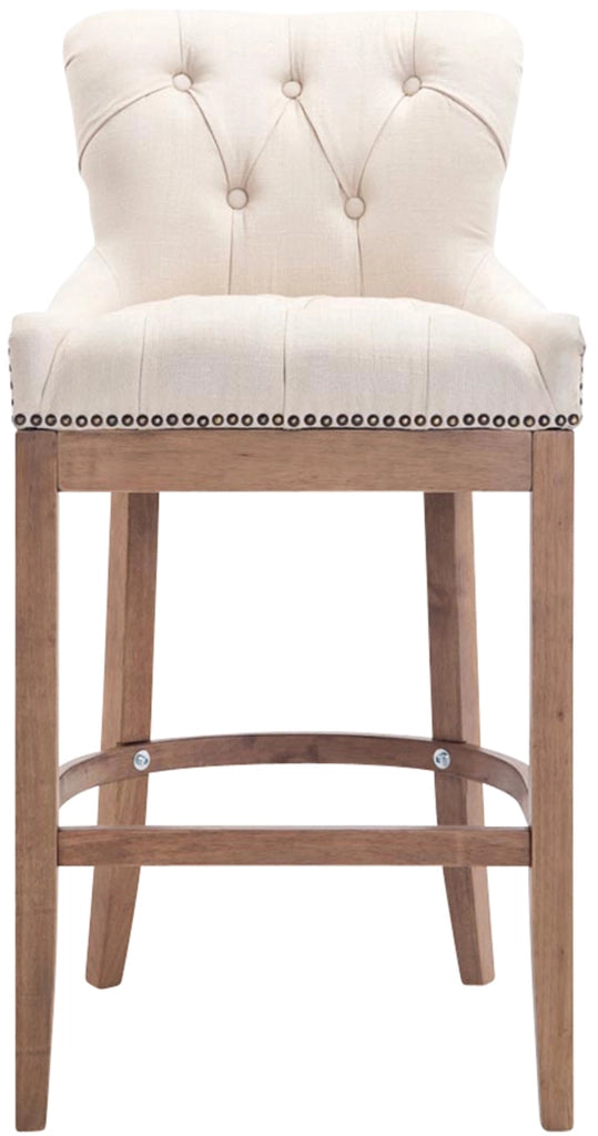 Sgabello Lakewood Stoffa antico-chiaro crema