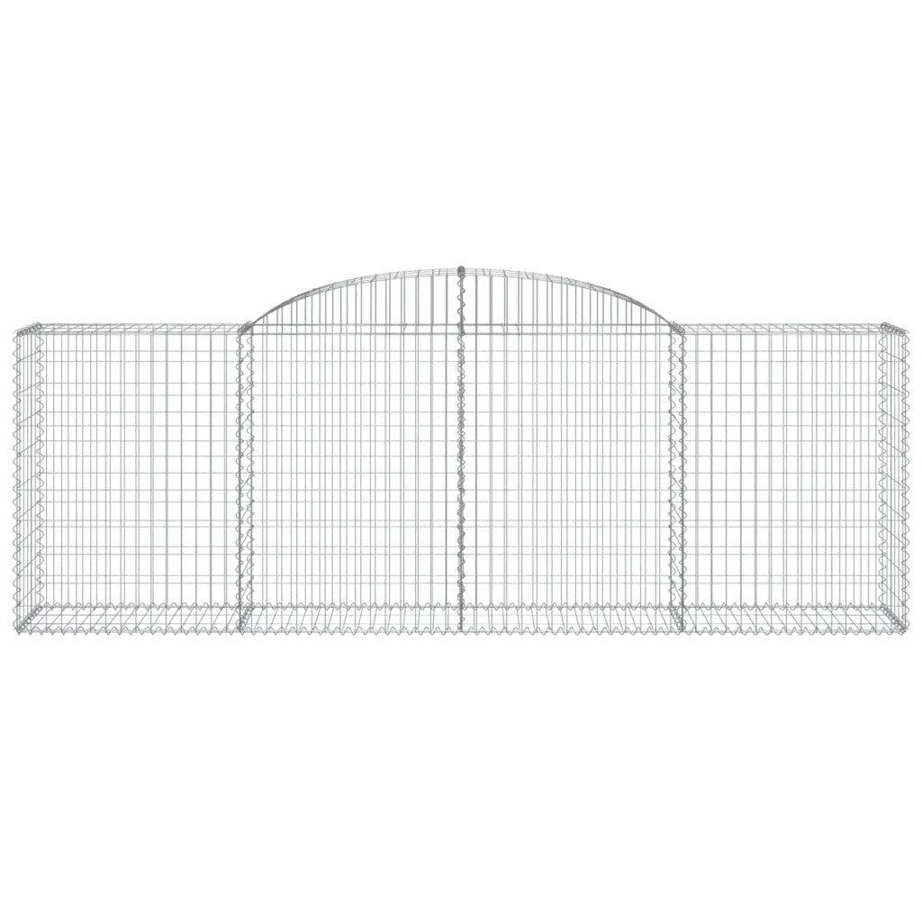 Cesti Gabbioni ad Arco 11 pz 300x50x100/120 cm Ferro Zincato 3146710