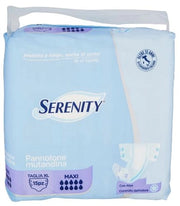 SERENITY PANNOLONE MUTANDINA MAXI CON ALOE NOTTE TAGLIA XL 15 PZ