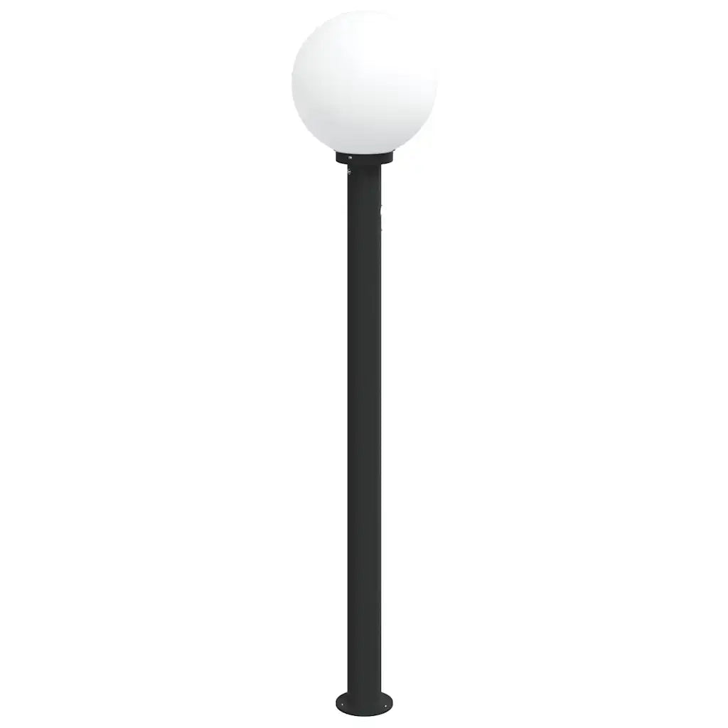 Lampada a paletto con sensore 120 cm Nera IP44 4006117