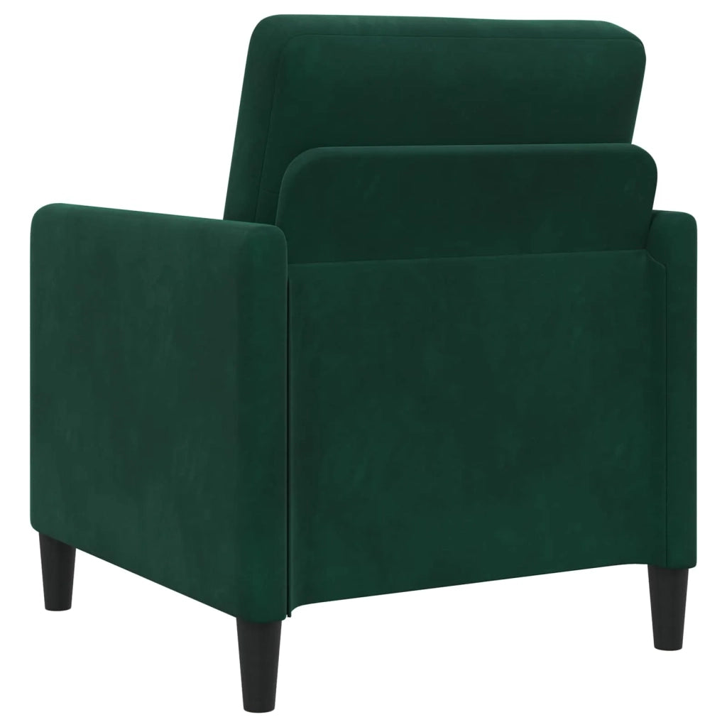 Set di Divani con Storage 2 pz Verde Scuro Poliestere 3429248