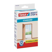 ZANZARIERA PER PORTE ATTACCA & STACCA 'INSECT STOP 'TESA 65 cm (2 pezzi) x 2,20 mt - Col. Nero - TESA