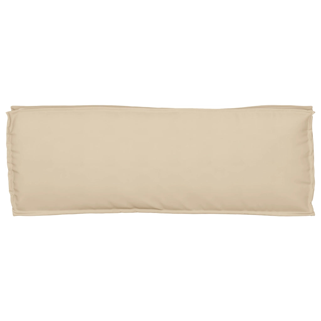 Cuscino per Pallet Beige 110x40x8 cm in Tessuto Oxford