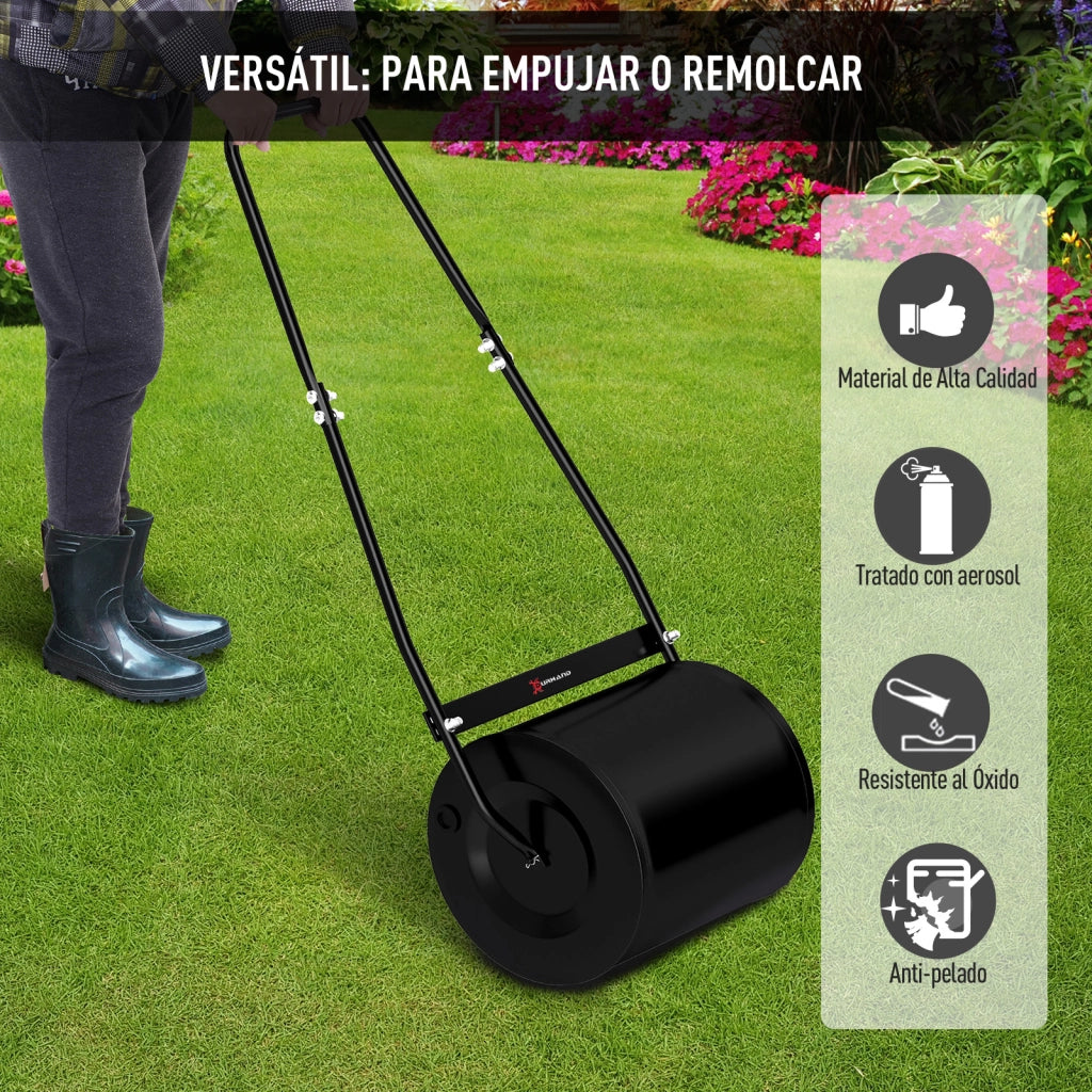 Rullo per Prato Giardino ¨C zephmum ¨C Acciaio 30L ¦µ32x40cm