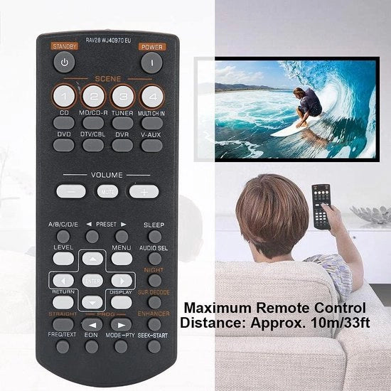 Pulsante universale per la regolazione a distanza del video compatibile con RAV250 e RX-V365, adatto anche per RAV28 e RAV34.