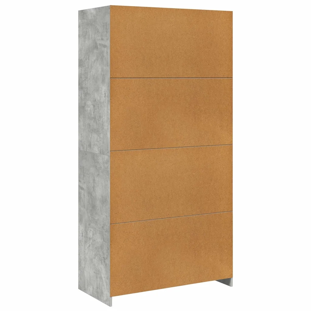 Armadio Grigio Cemento 100x50x200 cm in Legno Multistrato CFW6269962