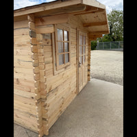 Casetta in Legno da Giardino per Esterni, Sistema Block House, Doghe Spessore 28mm - articolo BLOCK3x3/28 - 110009