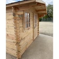 Casetta in Legno da Giardino per Esterni, Sistema Block House, Doghe Spessore 28mm - articolo BLOCK25x25/28 - 110006