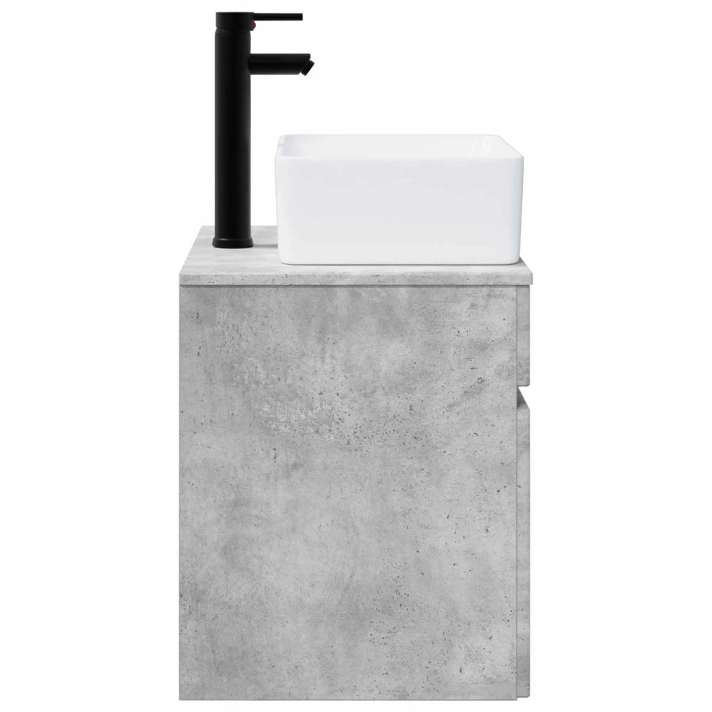 Mobile lavabo da parete Grigio Cemento 49 x 41 x 63 cm 890585