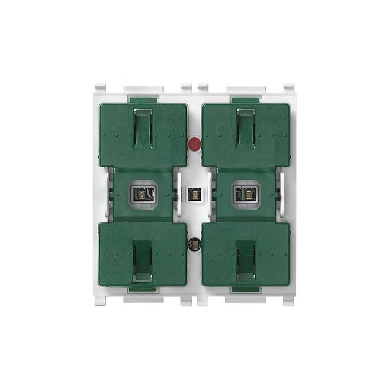 14526 due Pulsanti Basculanti + Relè Plana