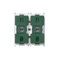 14526 due Pulsanti Basculanti + Relè Plana