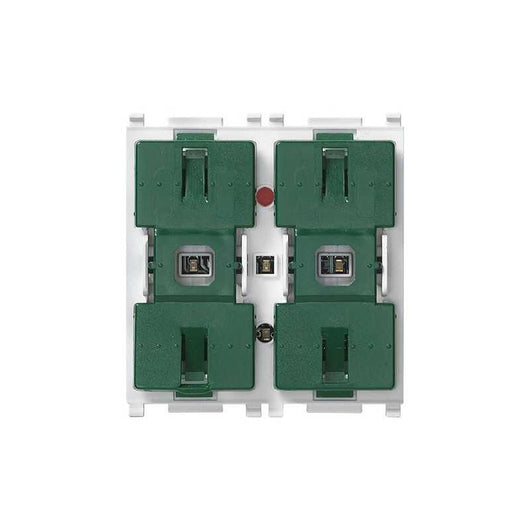 14526 due Pulsanti Basculanti + Relè Plana