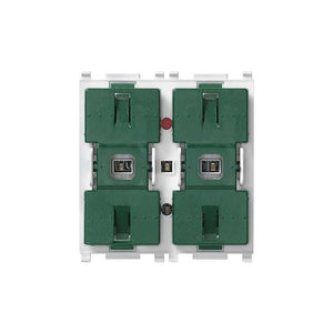 14527 due Pulsanti Basculanti +Att. Tapparelle Plana