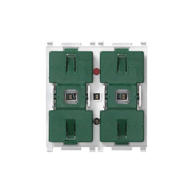 14527 due Pulsanti Basculanti +Att. Tapparelle Plana