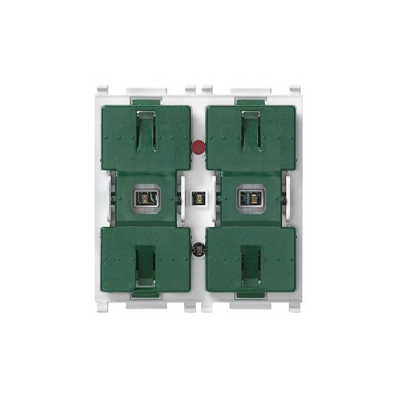 14527.1 due Pulsanti Bascul+Att. Tappar. Lamelle Plana