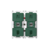 14527.1 due Pulsanti Bascul+Att. Tappar. Lamelle Plana