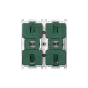 14527.1 due Pulsanti Bascul+Att. Tappar. Lamelle Plana