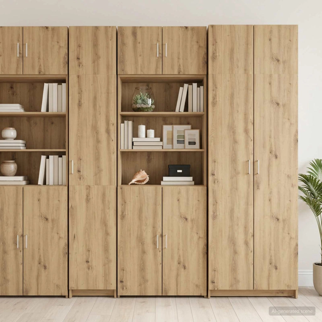 Armadio per la conservazione con ripiani Rovere Artigianale 3446668