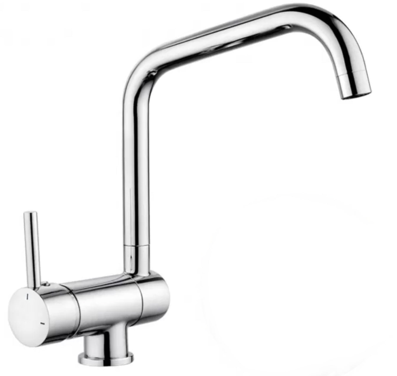 Rubinetto miscelatore per cucina abbattibile sottofinestra