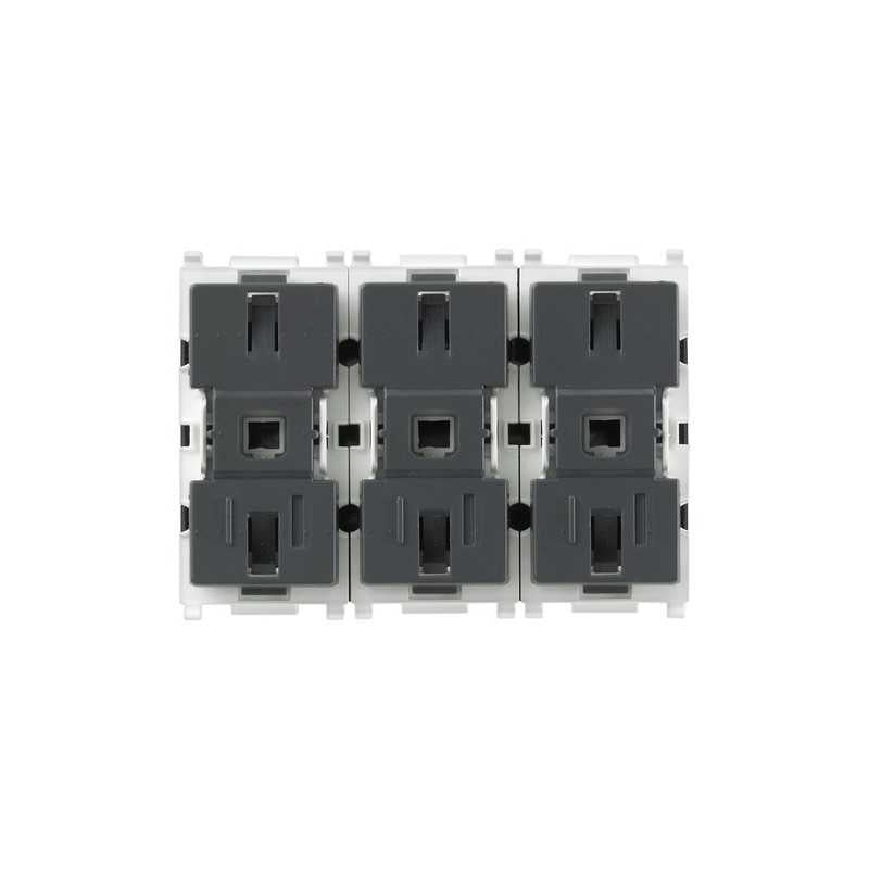 14545 tre Pulsanti Semplici + Relè Plana