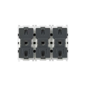 14545 tre Pulsanti Semplici + Relè Plana