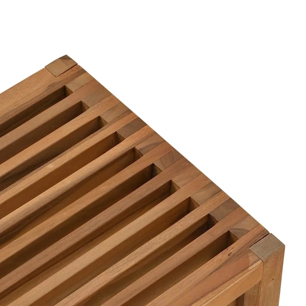 Tavolo Laterale da Giardino Marrone 50 x 32,5 x 35 cm 42006353