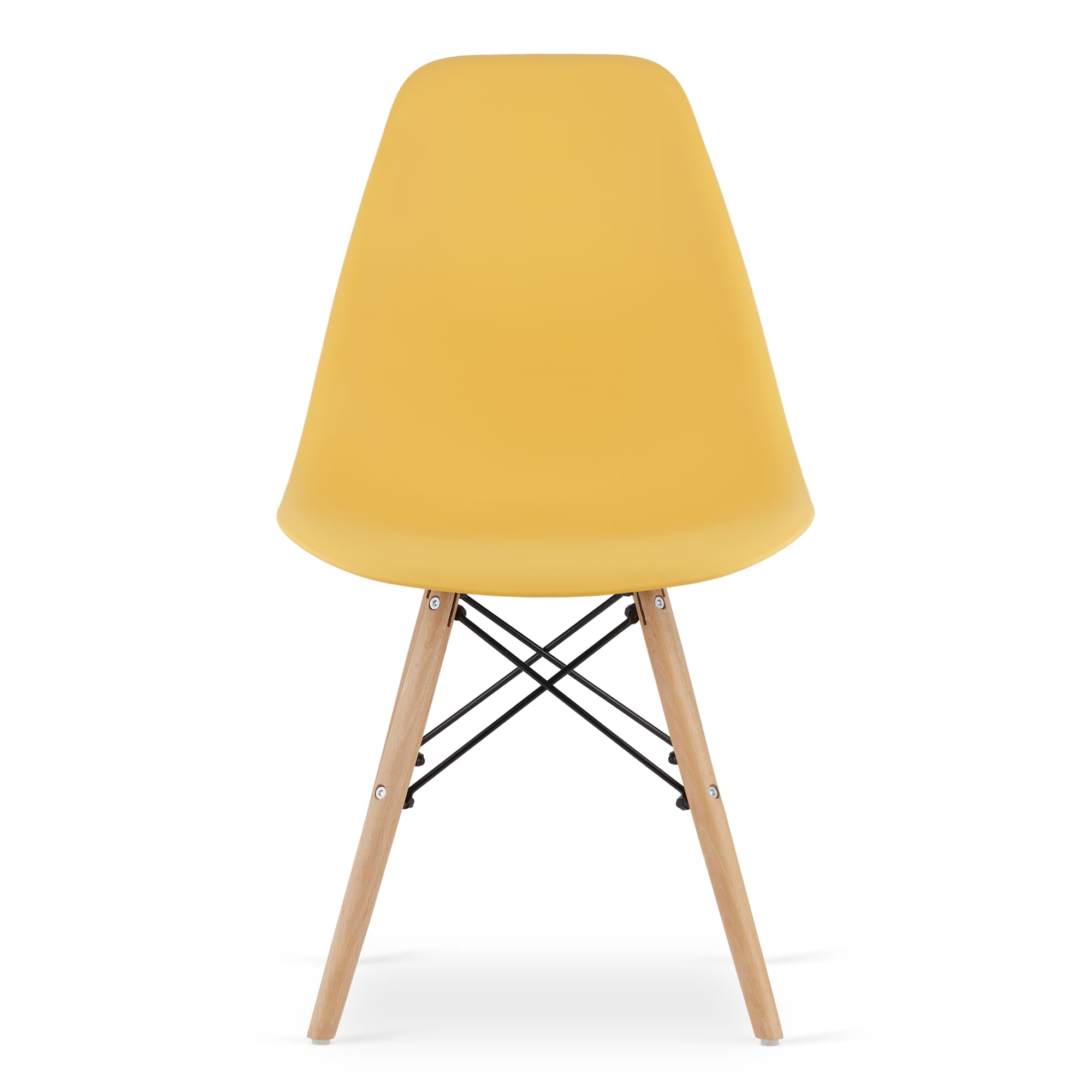 Sedia Valora OSAKA Senape Gambe Naturali Polipropilene Faggio