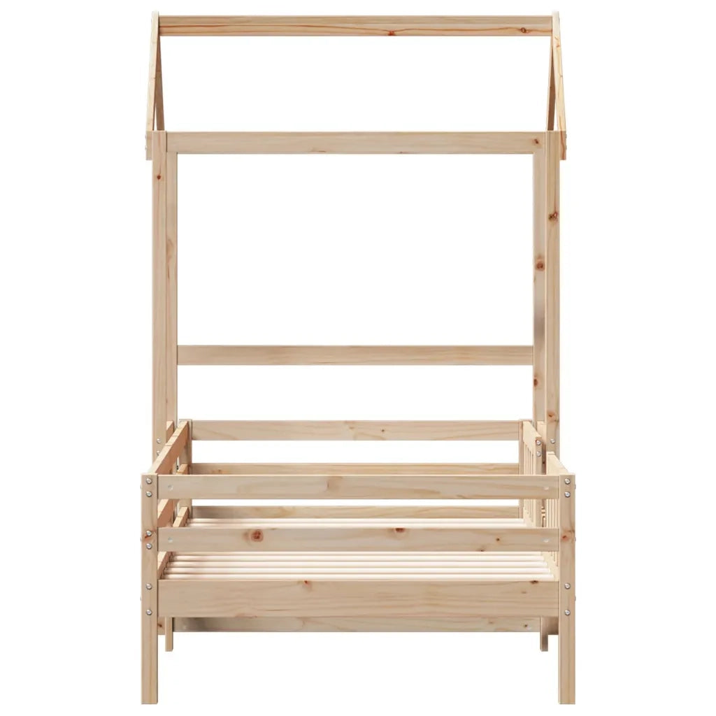 Giroletto con Tetto 100x200 cm in Legno Massello di Pino